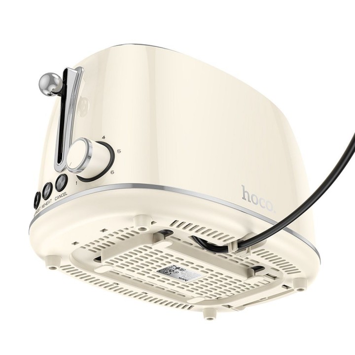 Тостер Hoco у стилі Retro 850W HE50 білий