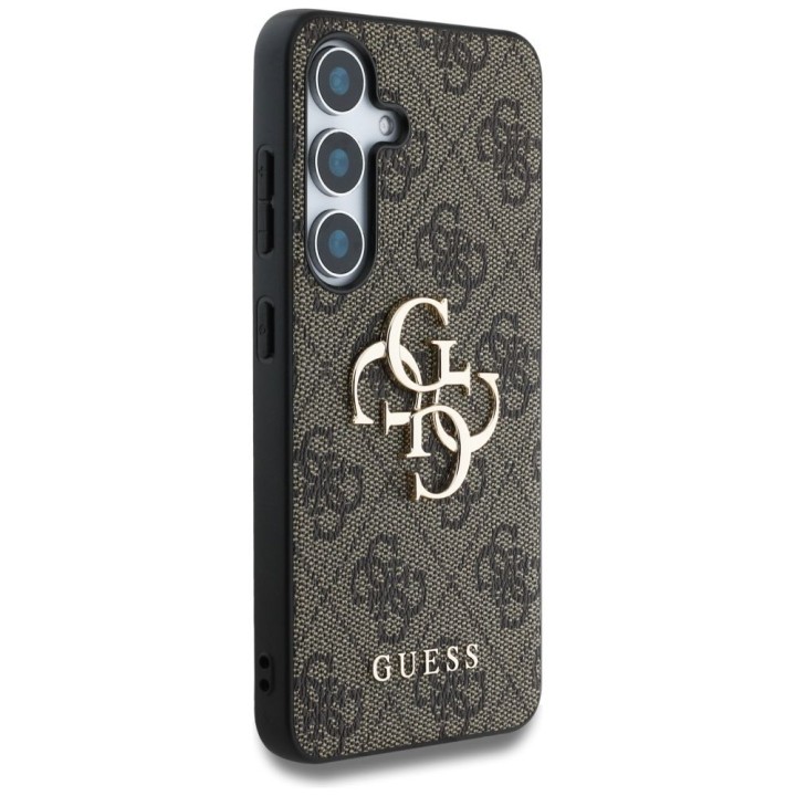 GUESS case for SAMSUNG S25 GUHCS25S4GMGBR (4G PU Big Logo) brown