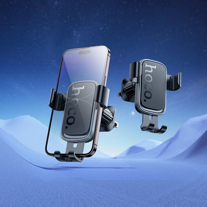 Car phone holder gravity Hoco for the air vent H80 black-grey