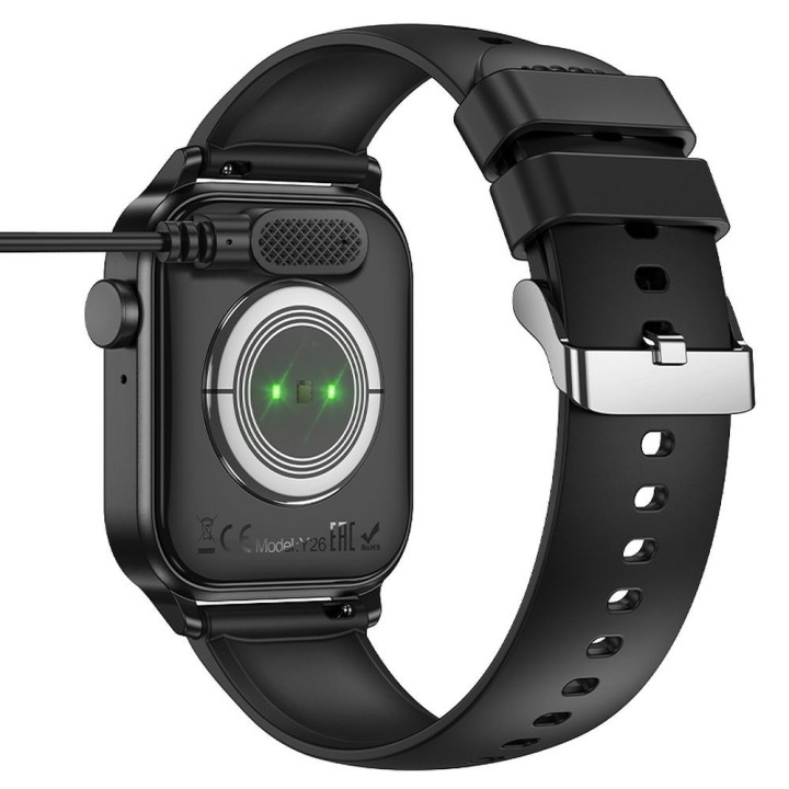 Cable for charging smartwatch Hoco 0,6 m Y26 / Y27 black