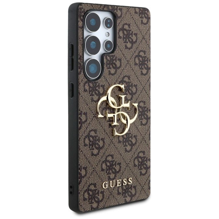 GUESS case for SAMSUNG S25 Ultra GUHCS25L4GMGBR (4G PU Big Logo) brown