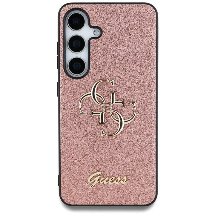 GUESS чохол для SAMSUNG S25 GUHCS25SHG4SGP (Fixed Glitter Big 4G) рожевий