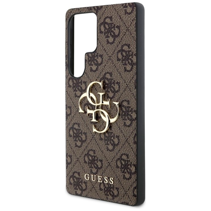 GUESS case for SAMSUNG S25 Ultra GUHCS25L4GMGBR (4G PU Big Logo) brown