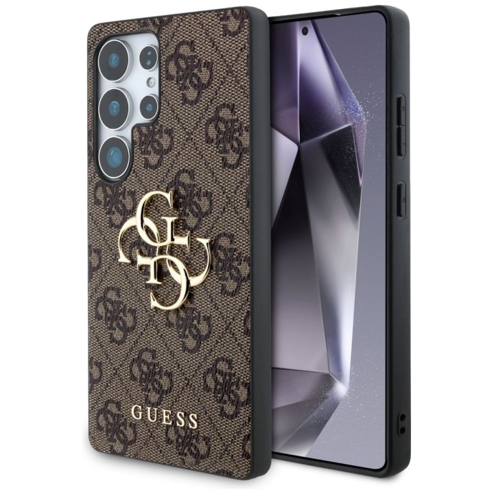 GUESS case for SAMSUNG S25 Ultra GUHCS25L4GMGBR (4G PU Big Logo) brown