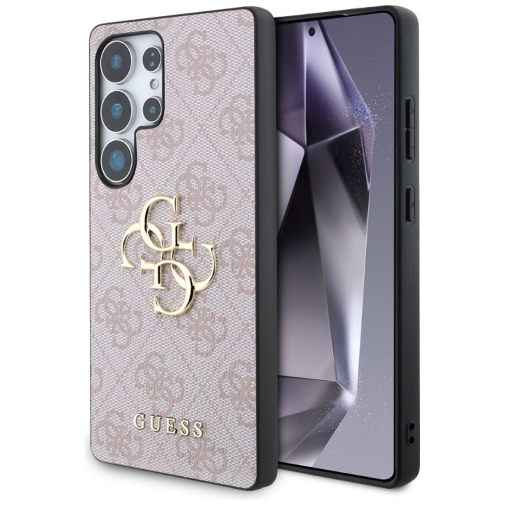 GUESS чехол для SAMSUNG S25 Ultra GUHCS25L4GMGPI (4G PU Big Logo) розовый