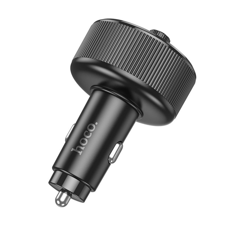 Car transmitter bluetooth Hoco 2 x USB A + USB C QC3.0 PD 30W E82 black