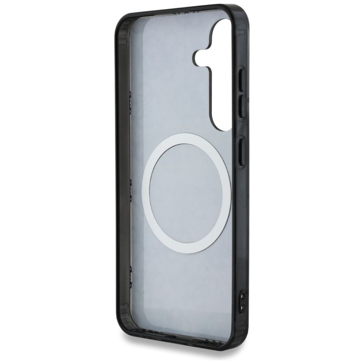 GUESS чохол для SAMSUNG S25 GUHMS25SH4PYEEK (Magnetic IML Peony on 4G Background) чорний