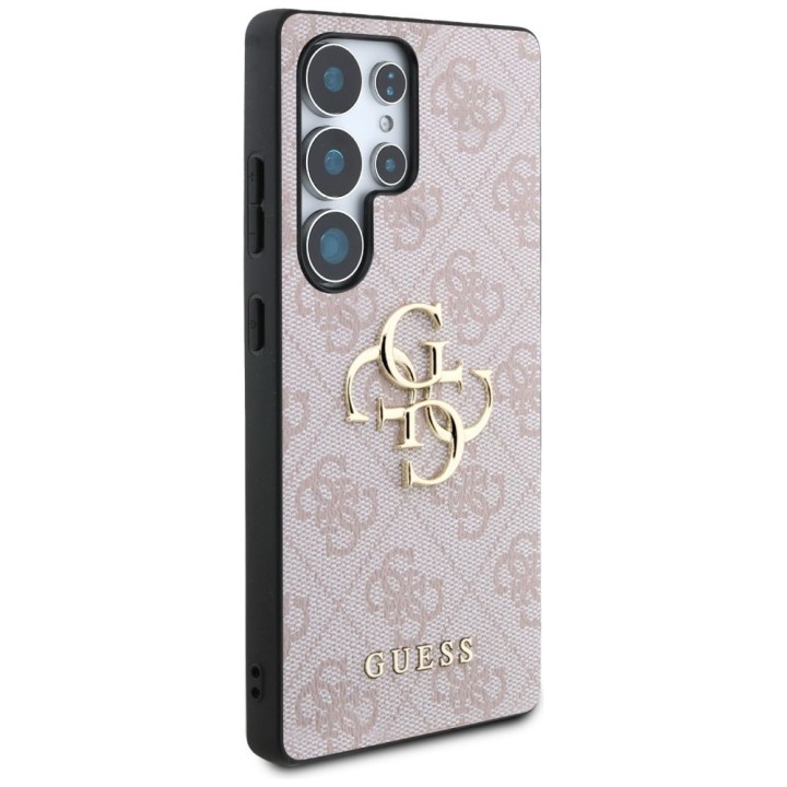 GUESS чехол для SAMSUNG S25 Ultra GUHCS25L4GMGPI (4G PU Big Logo) розовый