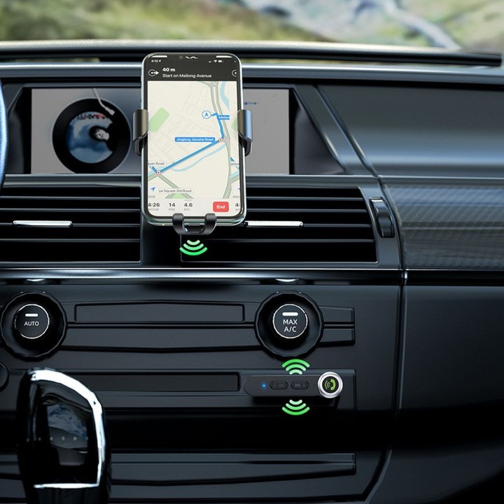 Receiver AUX Hoco Bluetooth Jack 3,5 mm E58 black