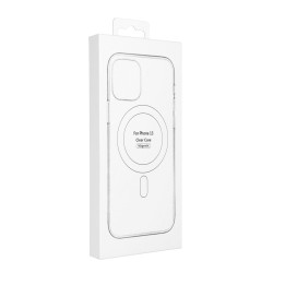 Чохол для iPhone 15 Clear Mag Cover (Str) сумісний з MagSafe прозорий