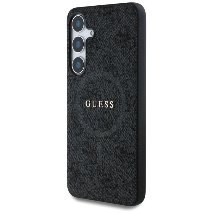 GUESS чохол для SAMSUNG S25 GUHMS25SG4GFRK (Magnetic PU 4G Ring Classic Logo) чорний