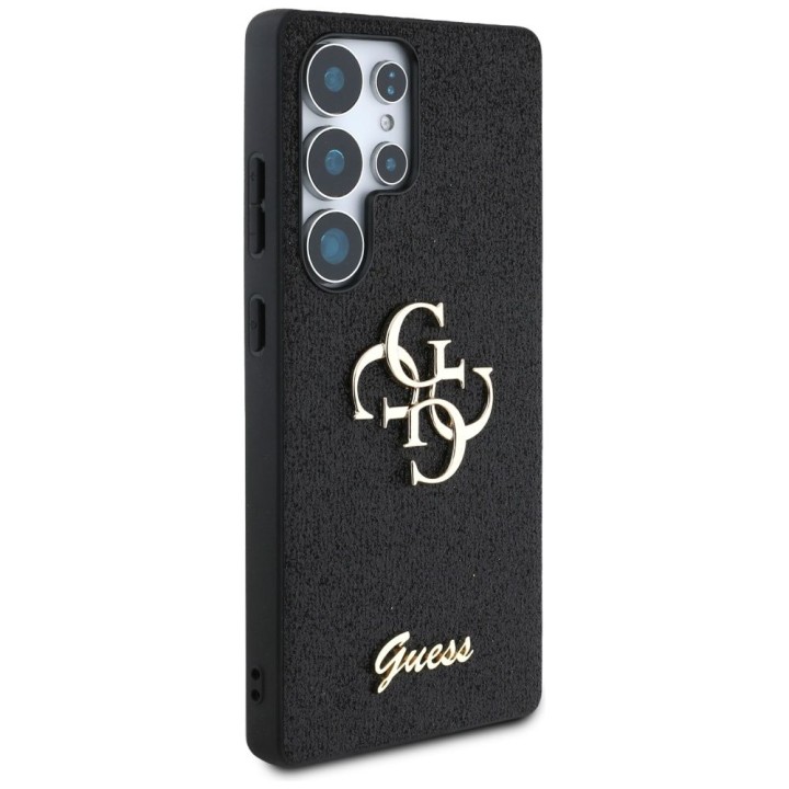 GUESS чехол для SAMSUNG S25 Ultra GUHCS25LHG4SGK (Fixed Glitter Big 4G) черный