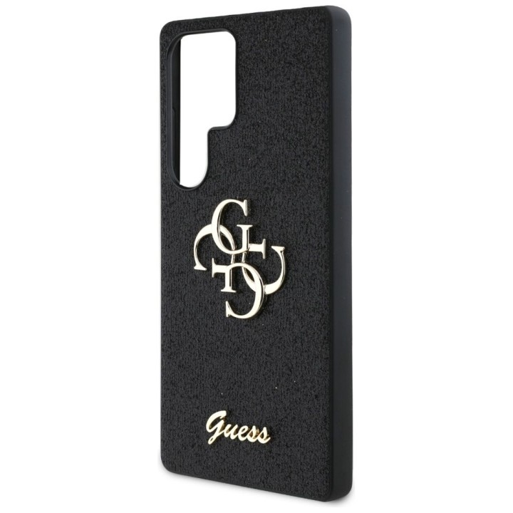 GUESS чехол для SAMSUNG S25 Ultra GUHCS25LHG4SGK (Fixed Glitter Big 4G) черный
