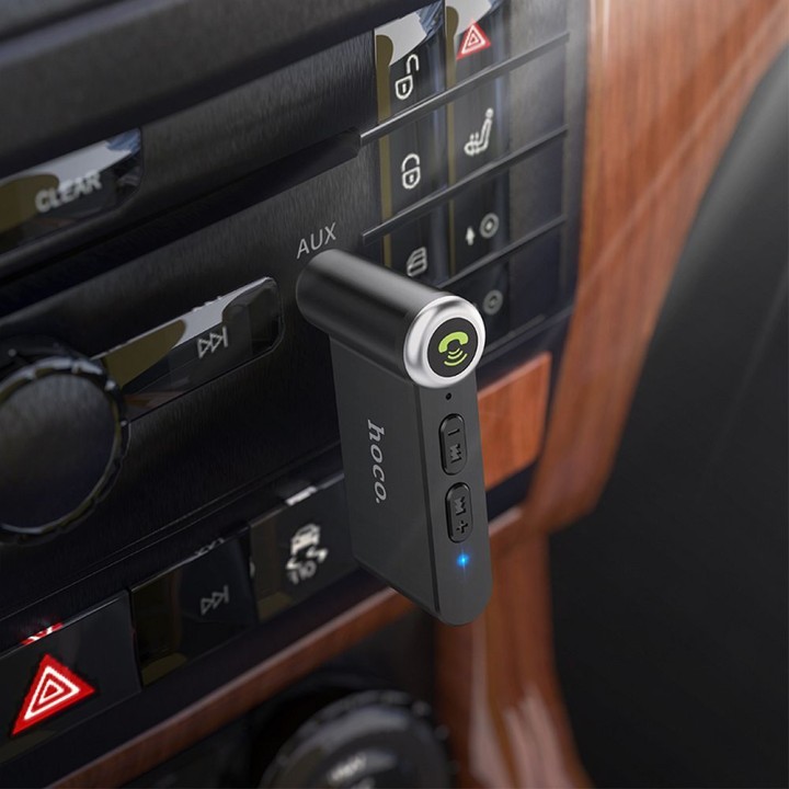 Receiver AUX Hoco Bluetooth Jack 3,5 mm E58 black