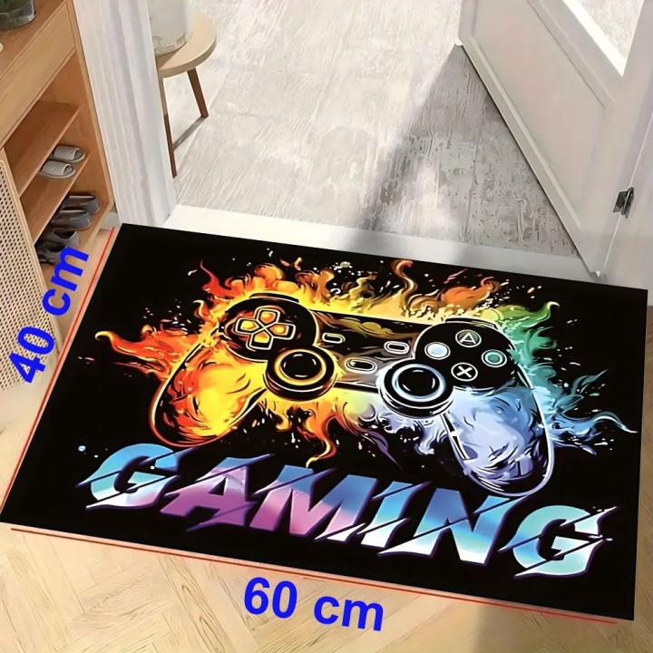 Protective chair mat with gaming pattern 40 x 60 cm RC-K-1540
