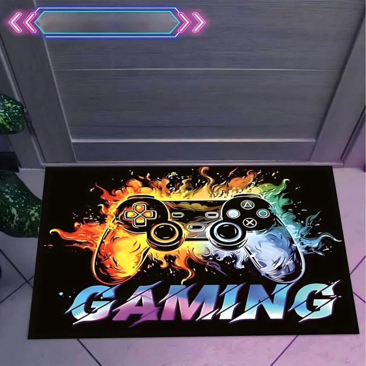 Protective chair mat with gaming pattern 40 x 60 cm RC-K-1540