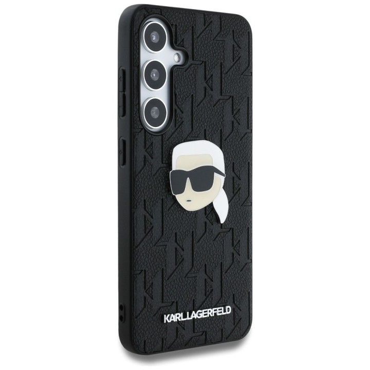 KARL LAGERFELD чехол для SAMSUNG S25 Plus KLHCS25MPGKLKIPK (PU Monogram K. Head Pin) черный