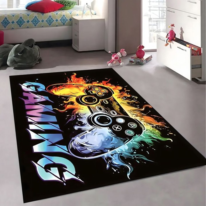 Protective chair mat with gaming pattern 60 x 90 cm RC-K-1542