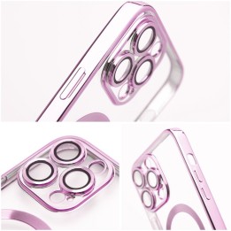 Case for iPhone 15 Electro Mag Cover compatible with MagSafe rose gold