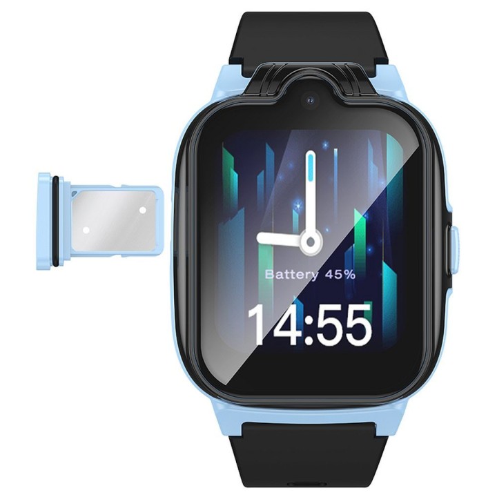 Smartwatch for kids Hoco 1,69" 4G GPS with calling function Y104 blue
