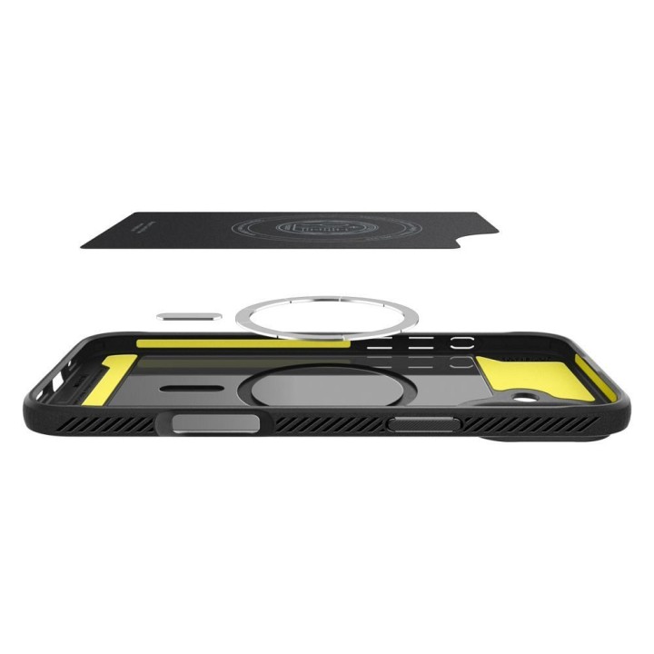 SPIGEN чехол RUGGED ARMOR MAG совместимый с MagSafe для IPHONE 16 matte black