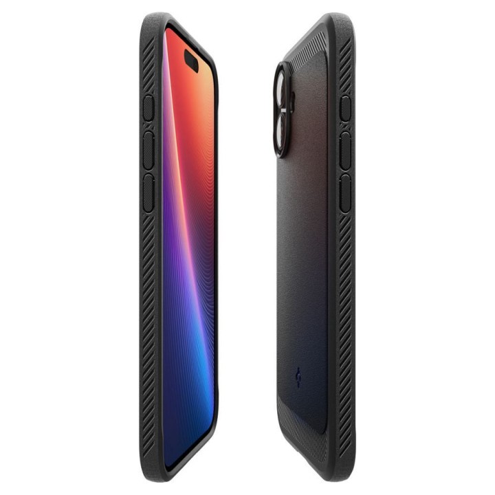 SPIGEN чехол RUGGED ARMOR MAG совместимый с MagSafe для IPHONE 16 matte black