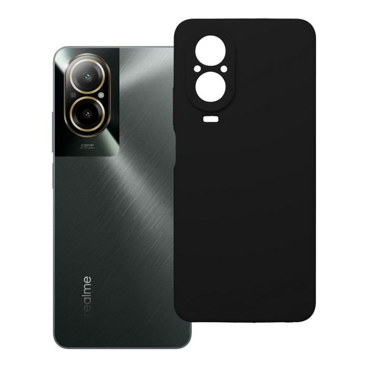 Case for Realme C67 4G Silicone 2mm (camera protection) black