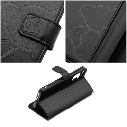 Flip case for Samsung A16 5G Mezzo Book teddy bear black