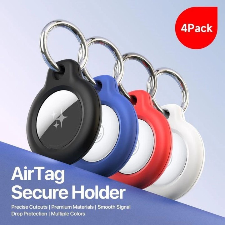 DUX DUCIS etui ochronne z plastiku na Apple AirTag (4 pak)