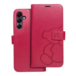 Чехол с клапаном для Samsung A16 5G Mezzo Book teddy bear маджента