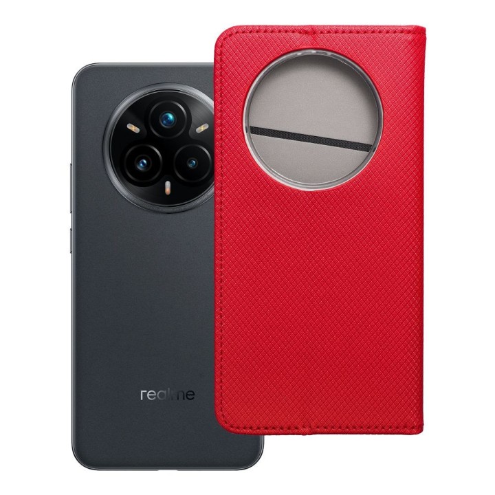 Flip case for Realme 14 PRO PLUS Smart Case Book red