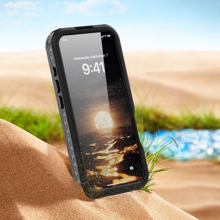 Чохол для iPhone 16 PRO Shellbox GT водонепроникні сумісний з MagSafe чорний