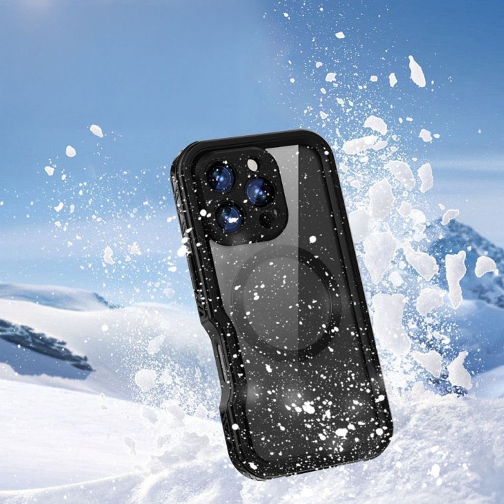Case for iPhone 16 PRO Shellbox GT waterproof MagSafe compatible black