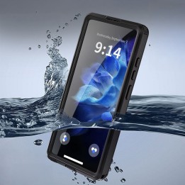 Чохол для Samsung S25 ULTRA Shellbox Mars водонепроникні з металевим кільцем чорний