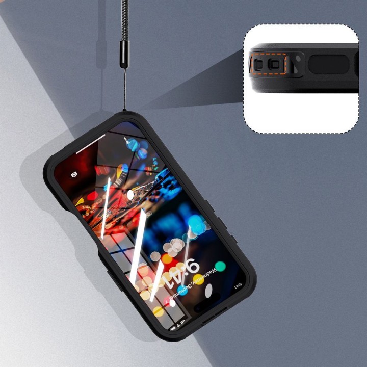 Чехол для iPhone 16 Shellbox GT водонепроницаемые совместимый с MagSafe черный