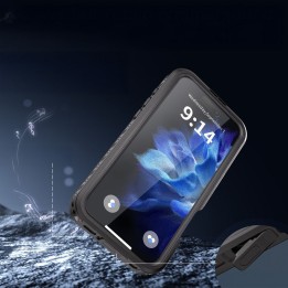 Case for iPhone 16 PRO MAX Shellbox GT waterproof MagSafe compatible black