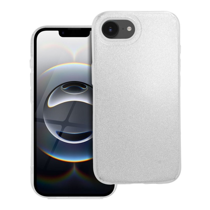Чехол для iPhone 16e (SE 4 2025) / 17e Shining серебристый
