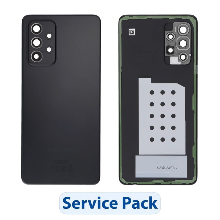 ServicePack крышка батареи / задний корпус для SAMSUNG A52s 5G A528B GH82-26858A черная