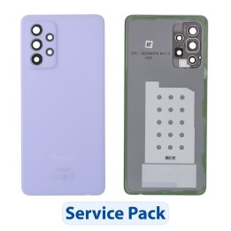 ServicePack battery cover / rear housing for SAMSUNG A52s 5G A528B GH82-26858C purple