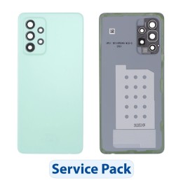 ServicePack battery cover / rear housing for SAMSUNG A52s 5G A528B GH82-26858F green