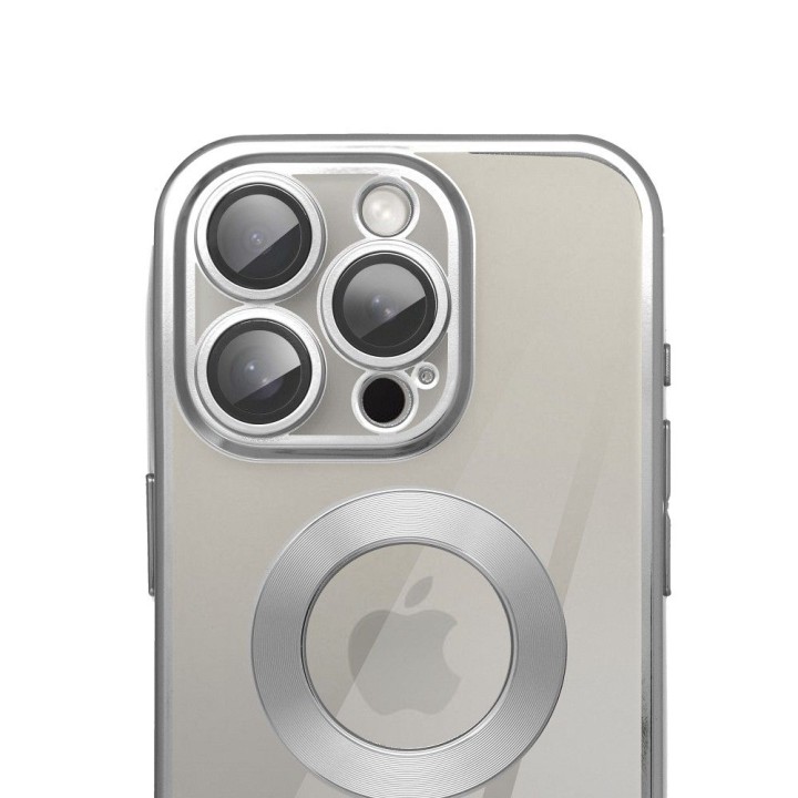 Чохол для iPhone 16e (SE 4 2025) / 17e Glam сріблястий