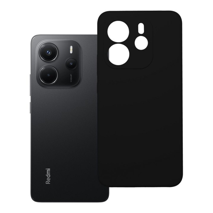 Чохол для Xiaomi Redmi Note 14 4G (GLOBAL - 164,84mm x 78,15mm x 8,16mm) Silicone 2mm (camera protection) чорний