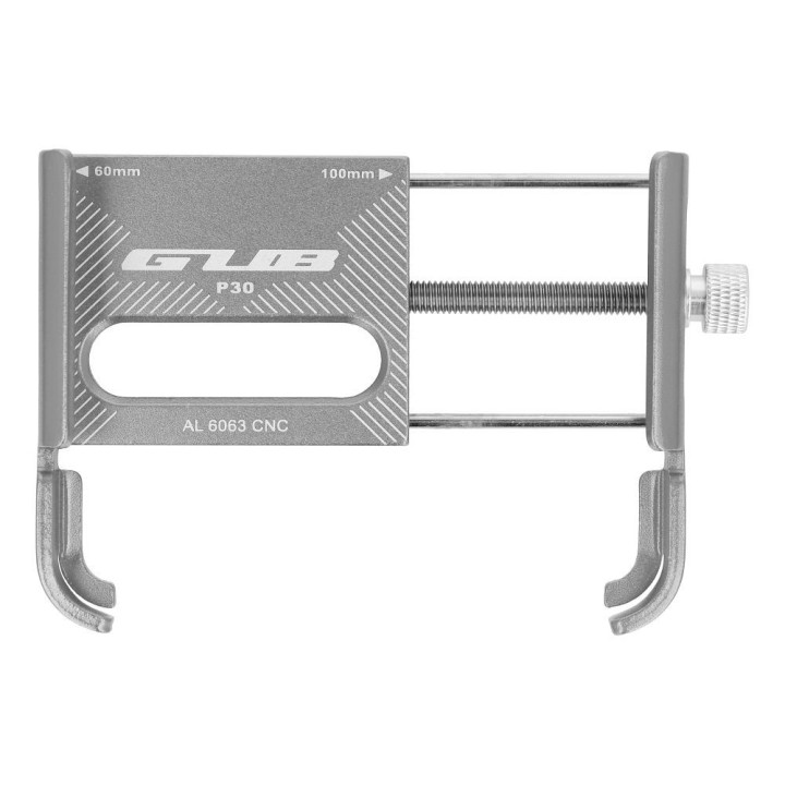GUB bike mount for the steering wheel P30 Aluminium silver