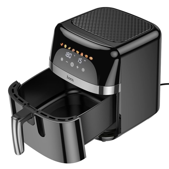 Аэрогриль Air Fryer Hoco с сенсорным экраном 8L 1700W HE20 черный