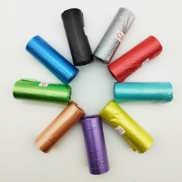 Plastic dog waste bags 10 rolls orange