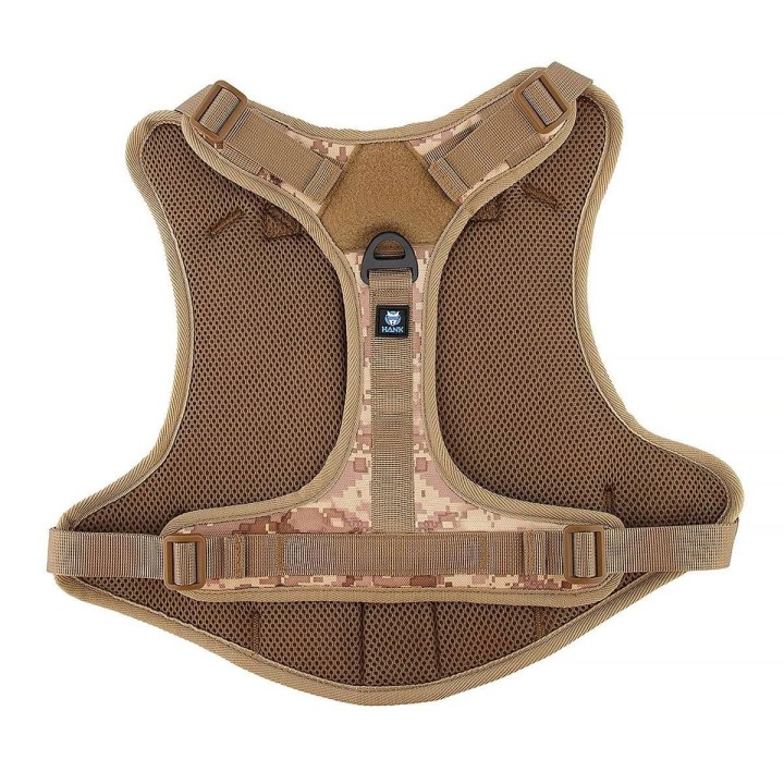Dog harness TACTICAL size M brown