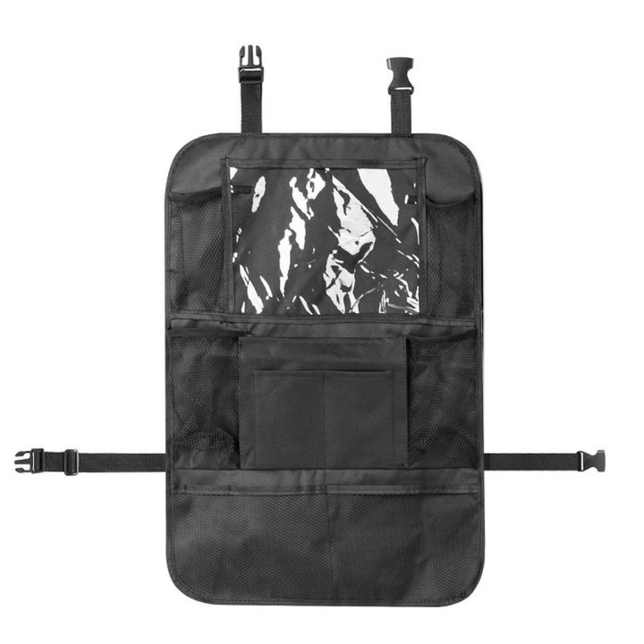 Автомобільний органайзер на передні сидіння з відділеннями BY-1298 чорний