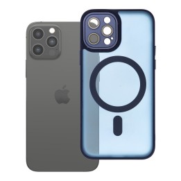 Чохол для iPhone 12 PRO Variete Mag Cover сумісний з MagSafe темно-синій