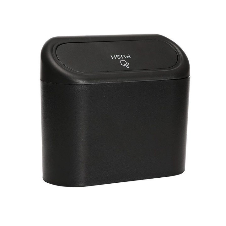 Car trash bin black