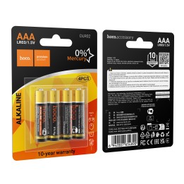 Лужна батарейка AAA R3 Hoco DLR02 4 шт
